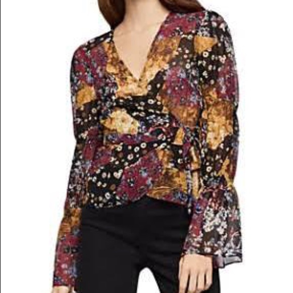 BCBGeneration Surplus Wrap top